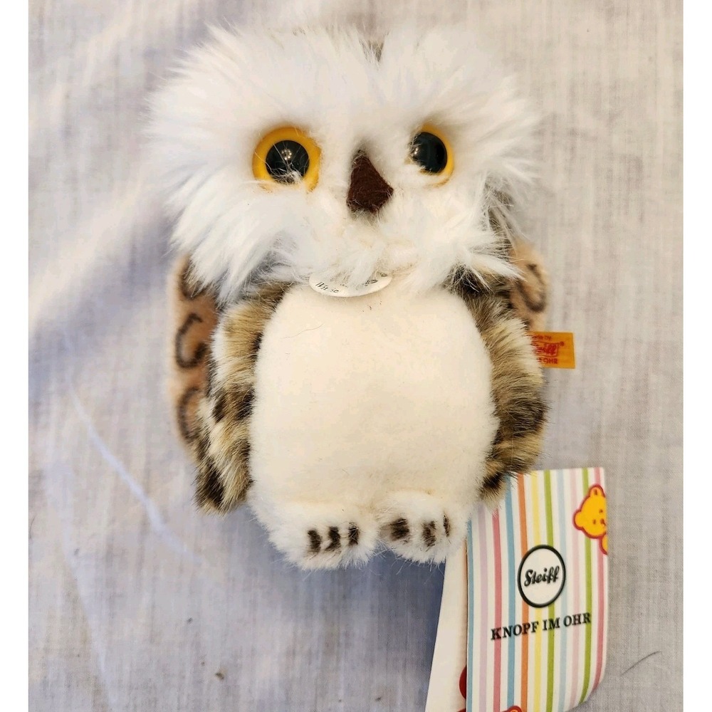 Disney Epcot World Showcase Germany Steiff Wittie Owl Plush Toy Collectible New